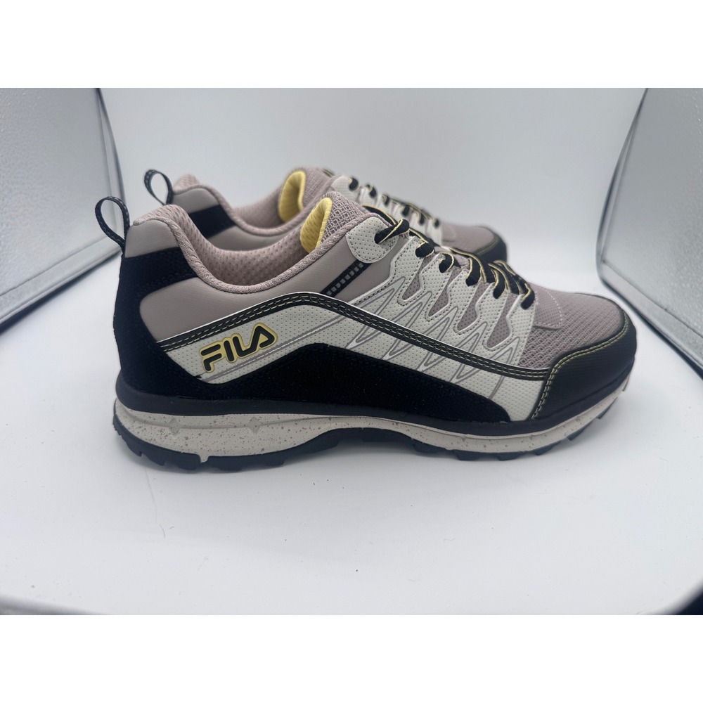 Fila Memory Trail Running Shoes Mens 10 Grey Black Yellow 5JM01568-090 Sneaker - Picture 6 of 8